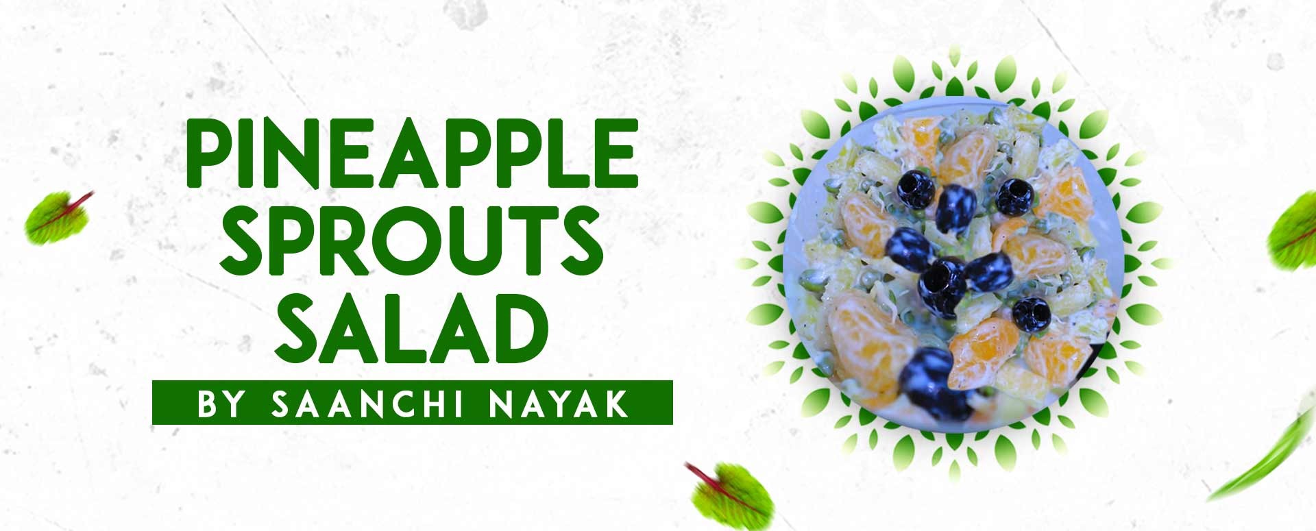 Pineapple Sprouts Salad