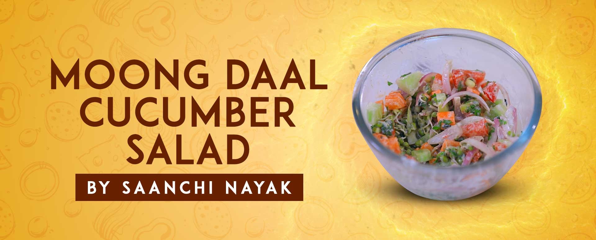 Moong Daal cucumber salad