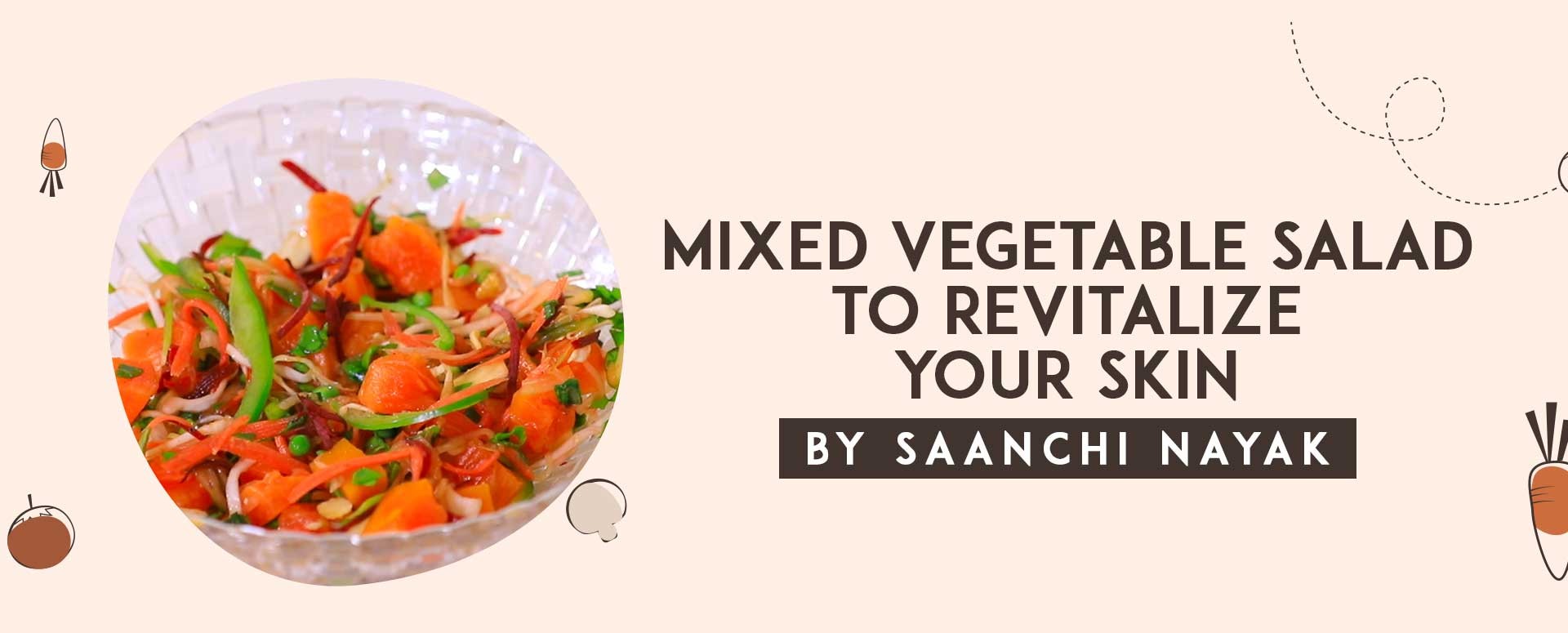Mixed Vegetable Salad Revitalizes Skin