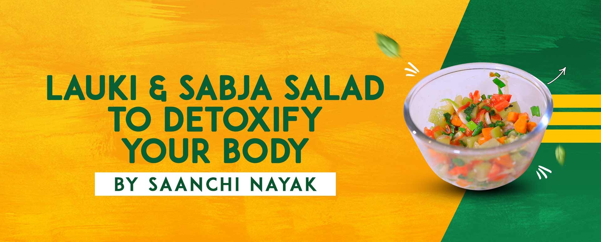 Lauki Sabja salad To Detoxify Body