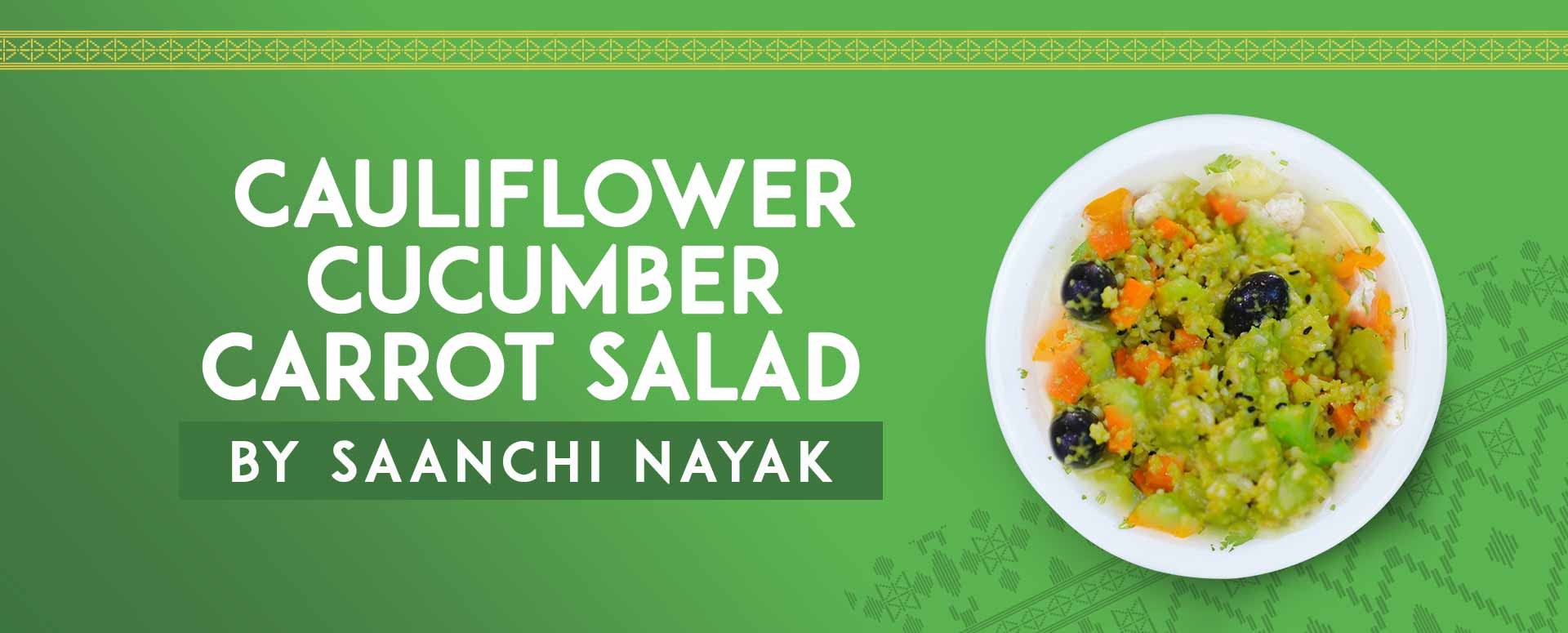 Cauliflower Cucumber Carrot Salad