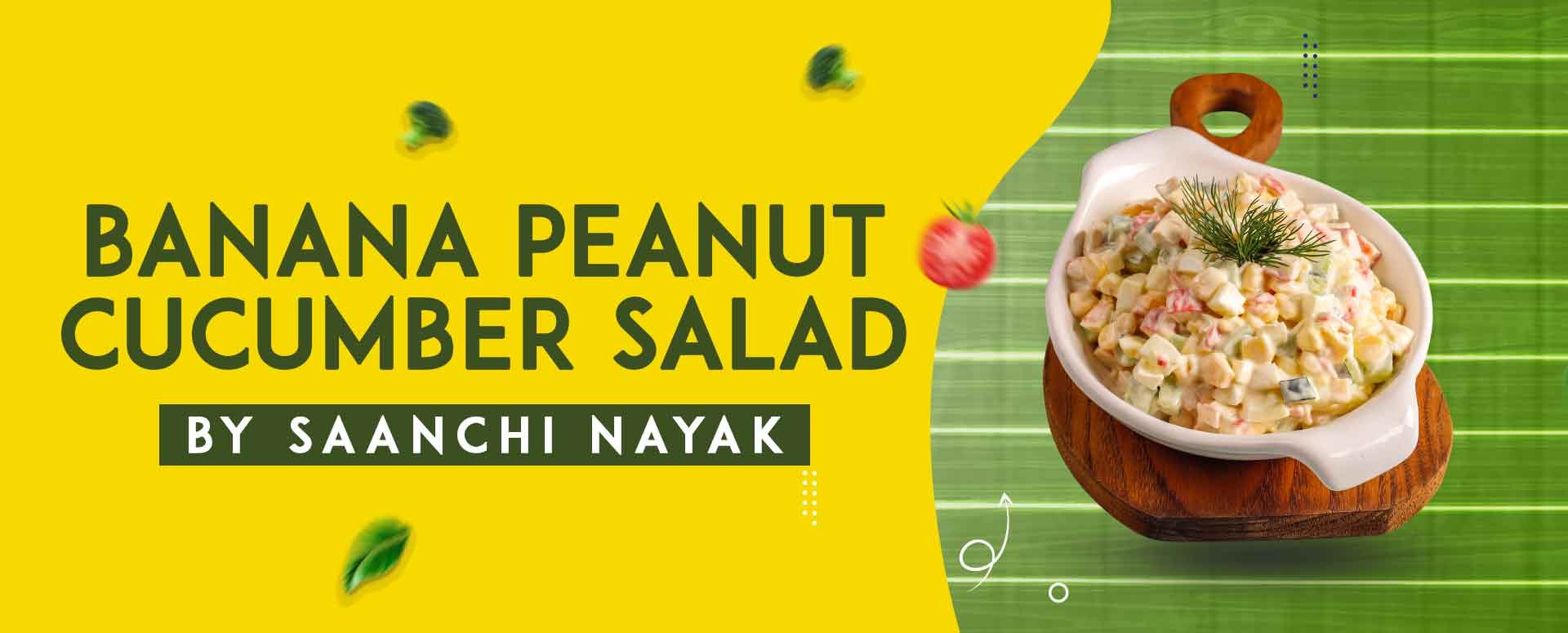 BANANA PEANUT CUCUMBER SALAD