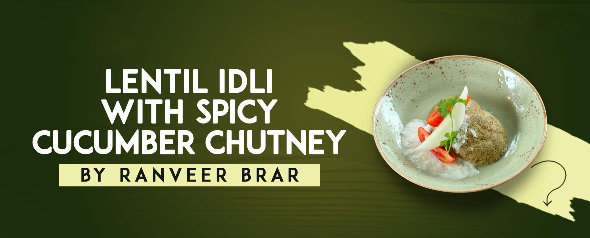 Lentil Idlis with spicy cucumber chutney