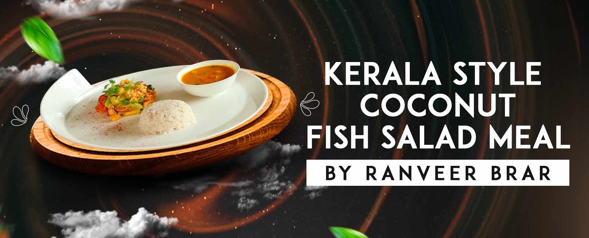 Kerala Style Coconut Fish Salad Meal