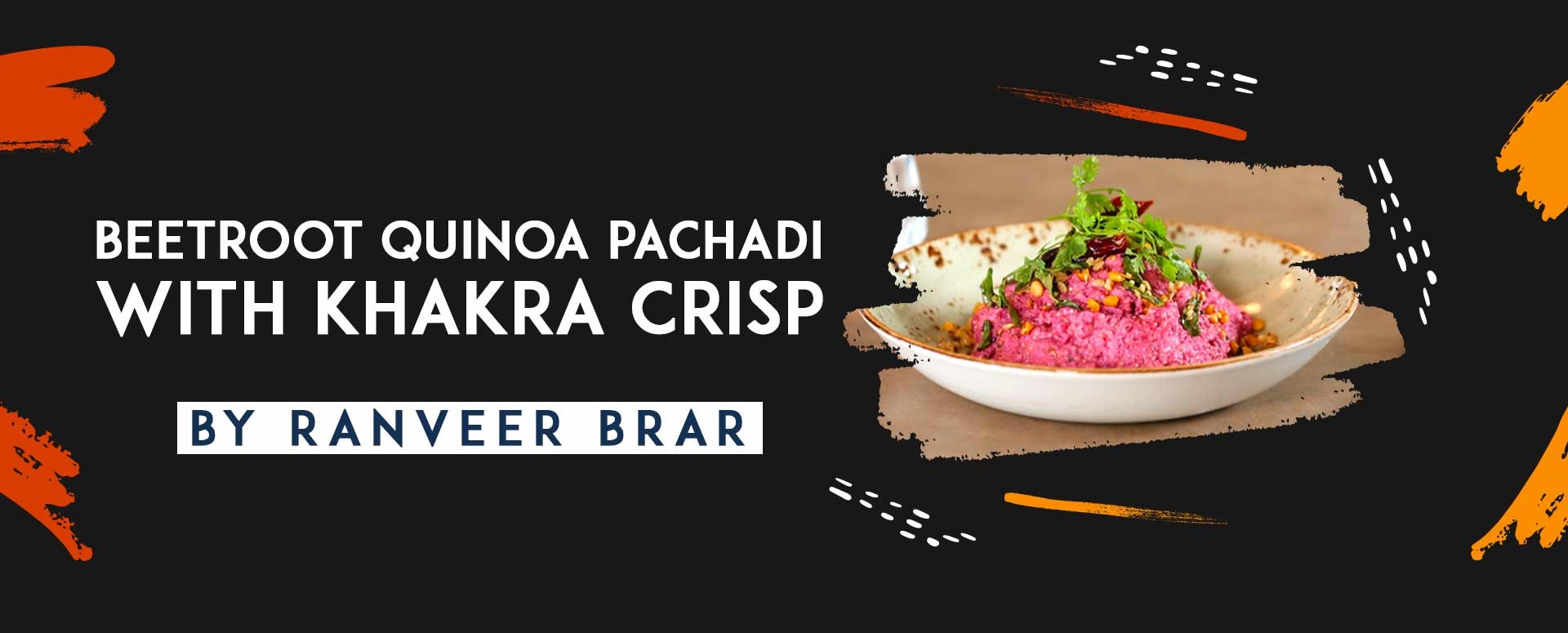 Beetroot Quinoa Pachadi With Khakra Crisp