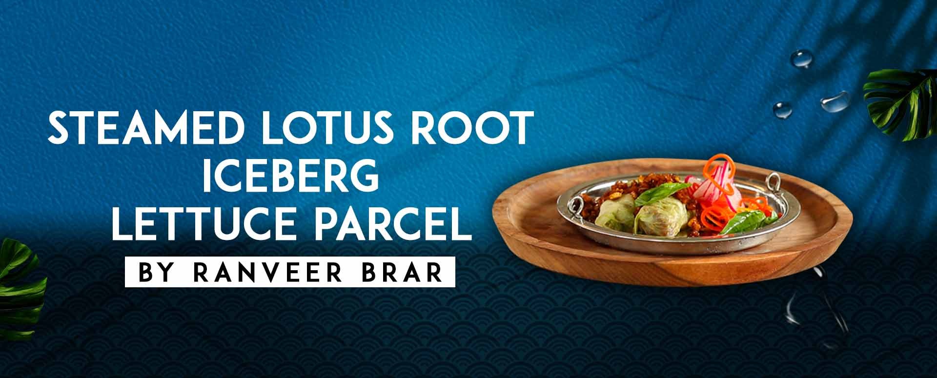 Steamed Lotus Root Iceberg Lettuce Parcel