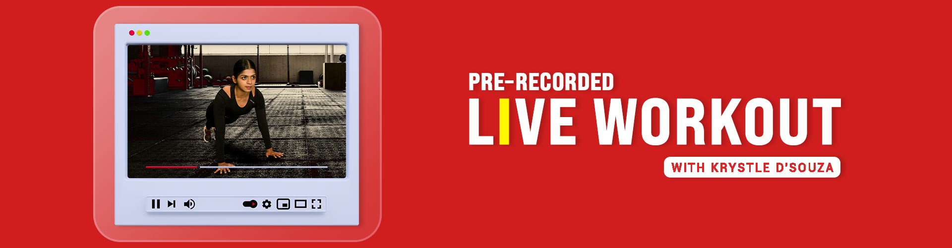 Live Workout with Krystle D'Souza