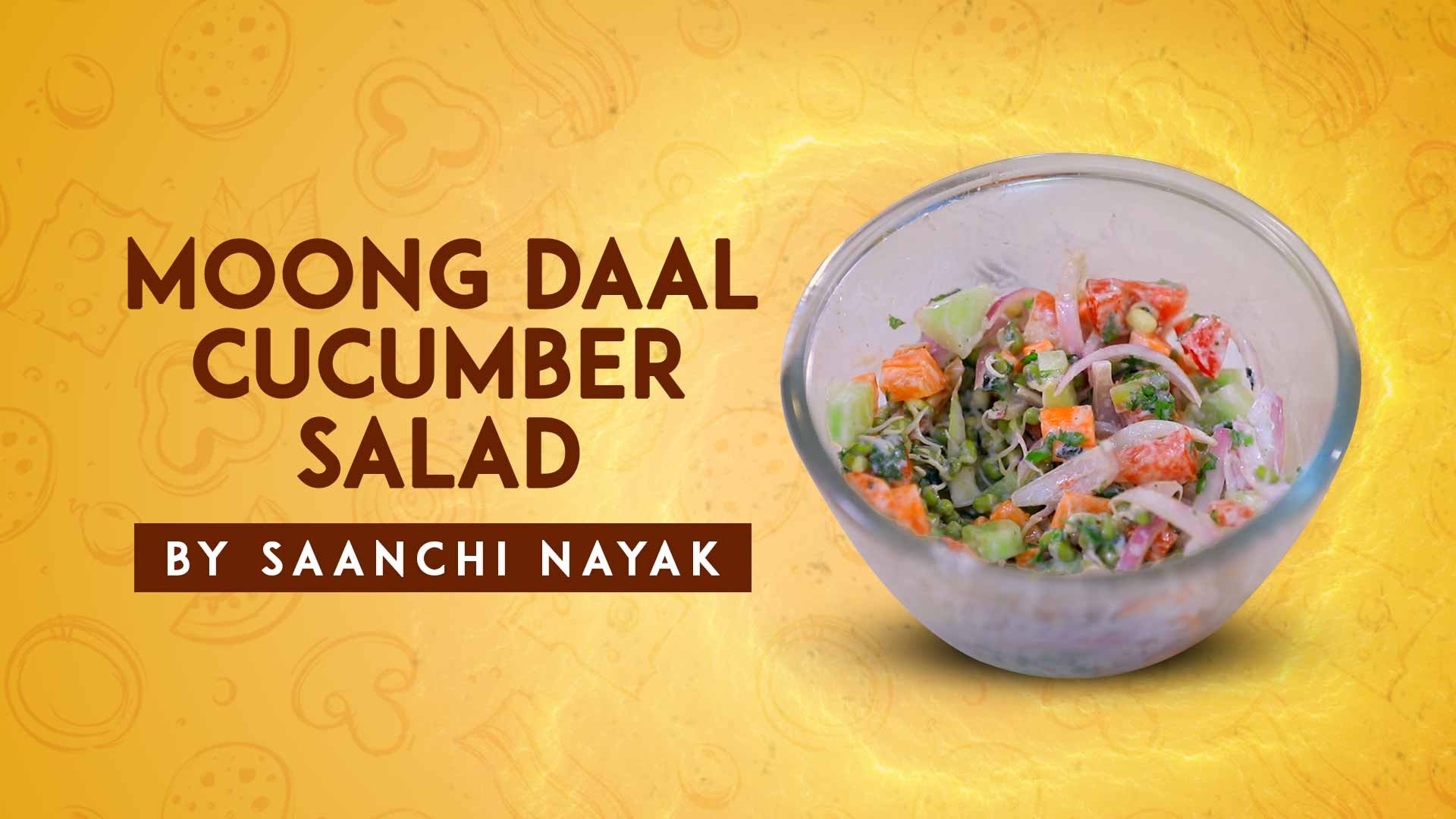 Moong Daal Cucumber Salad