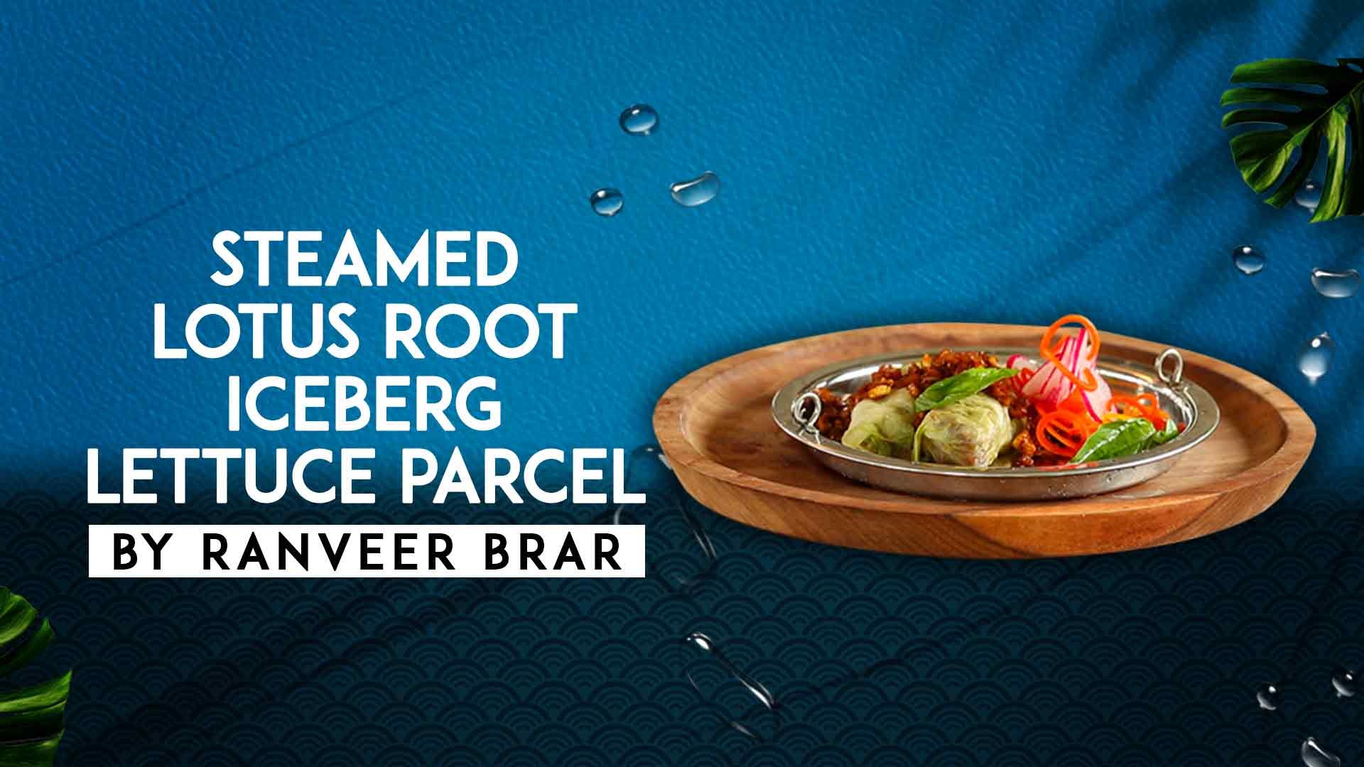 Steamed Lotus Root Iceberg Lettuce Parcel