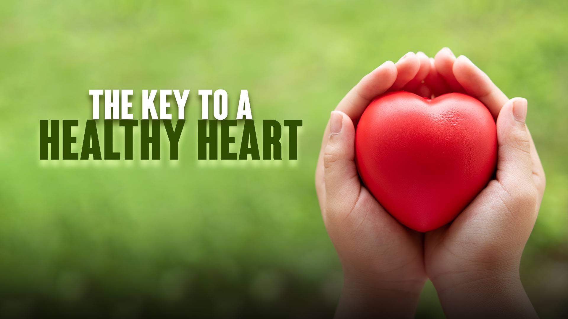The Key To A Healthy Heart